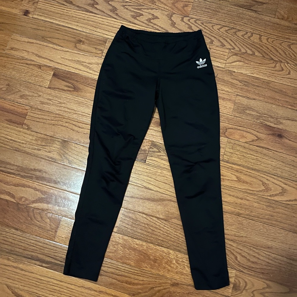 Adidas full length black womens leggings size medium